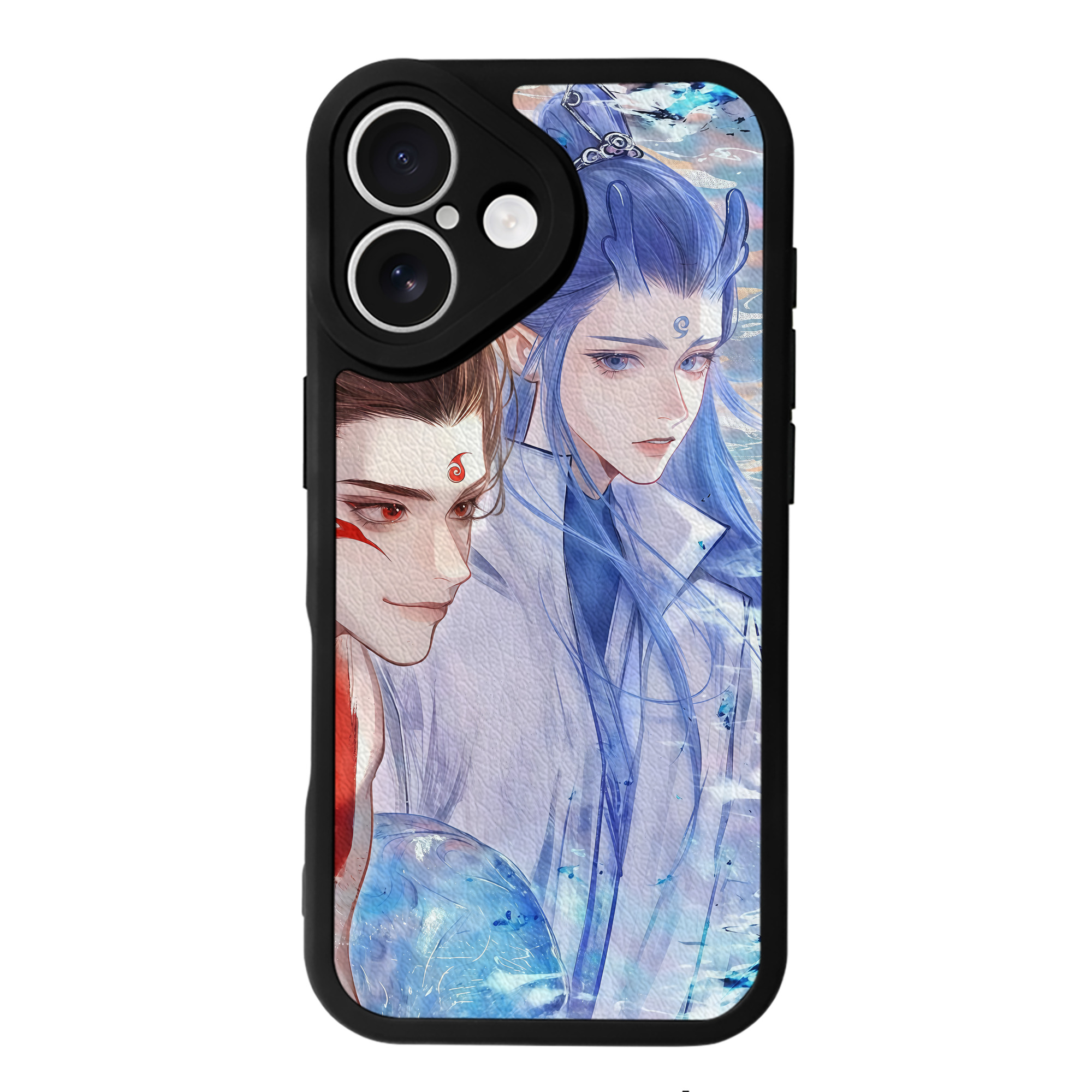 （画像用） Ne Zha 2 ナタ 魔童の大暴れ 【iPhone 16シリーズ対応】シリコンスマホケース（レザー調） 材質：シリコン